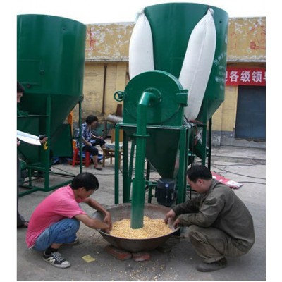 automatic animal feed crushing and mixing machine/animal feed crusher and mixer/animal feed grinder and mixer